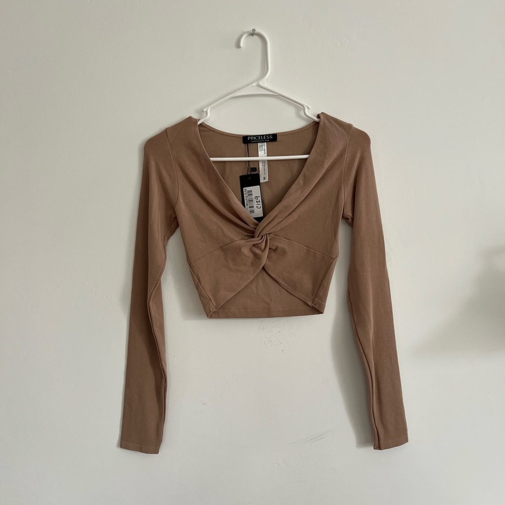 Twist Front Crop Top